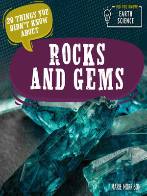 cover image of 20 Things You Didn't Know About Rocks and Gems